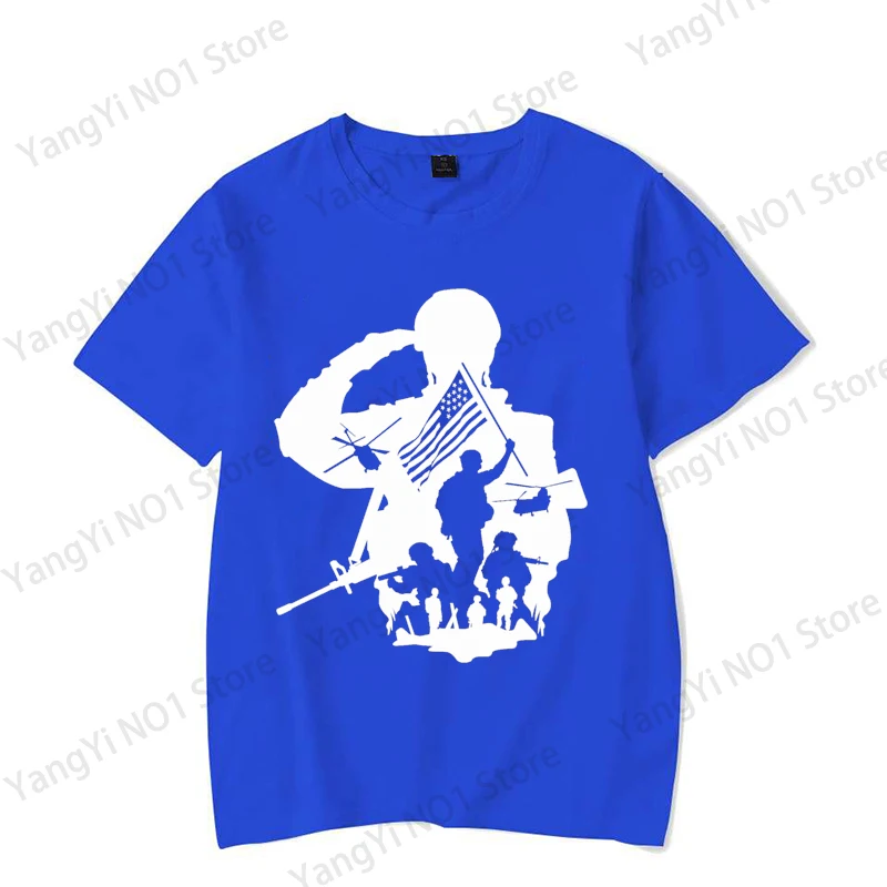 Patriotic Soldier Silhouette Memorial Day T-Shirt