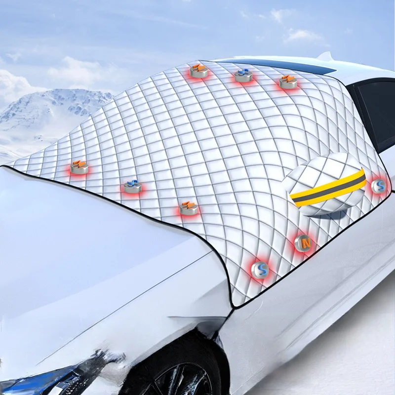 Car car snow shield front windshield sun shield thickened snow
