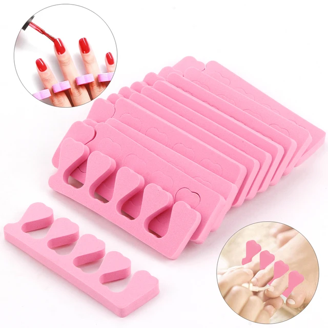 BELLE TECH Mousse Douce Eponge Doigt Séparateur d'orteil Nail Art Salon  Pédicure Manucure Outil Soins des pieds - Cdiscount Au quotidien