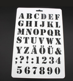 Template for Children Pretty Figure Butterfly Flower Animal Stencils for Painting DIY Scrapbook Notebook Journal Decor