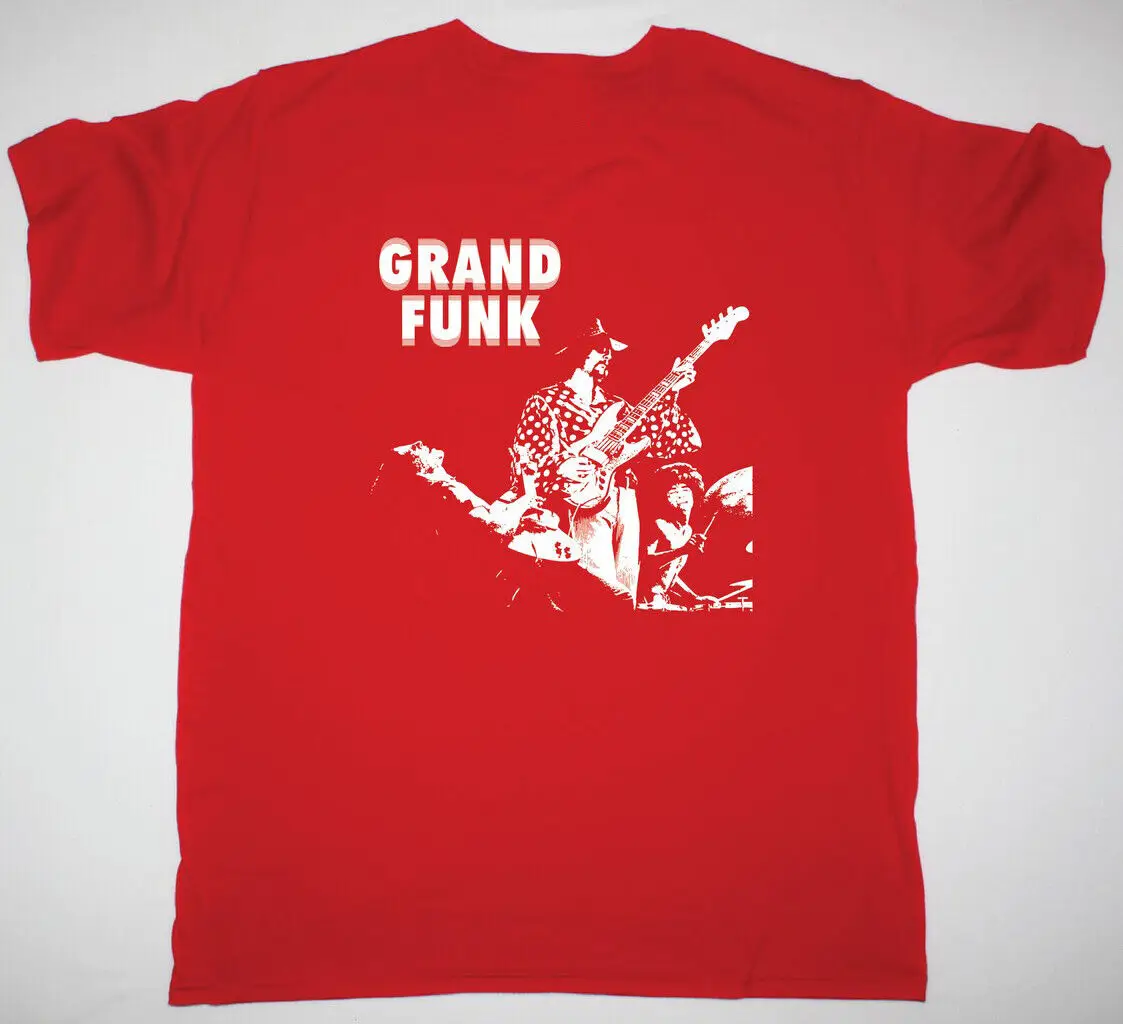 

Рубашка GRAND FUNK железная дорога, классическая красная унисекс модель LI522