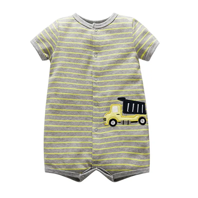 Cartoon Animal Newborn Baby Clothes Girl Romper Cotton Short Sleeve Summer Baby Romper Fashion Infant Clothing 3-24 Months best Baby Bodysuits Baby Rompers