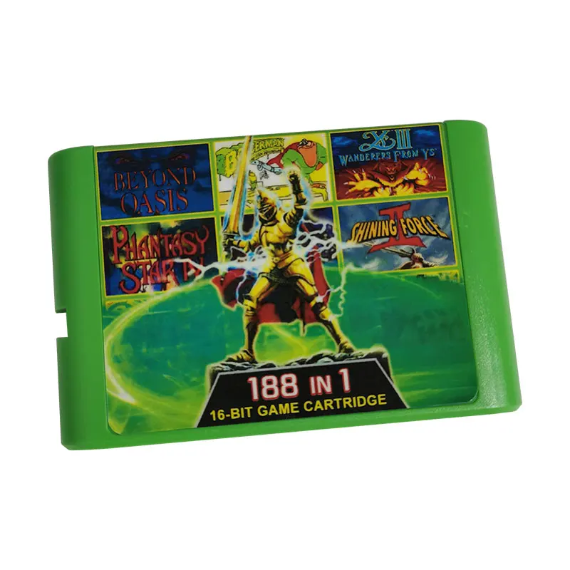 

16 Bit MD Remix Multicart - Ultimate 188 in 1 Genesis Games Cartridge For Mega Drive Original Console | Region Free