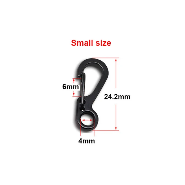 10pcs Metal Snap Hook Mini Clips Spring Gate Leather Craft Tiny Pet Leash  Bag Strap Webbing Keychain Hooks DIY 2 Sizes - AliExpress