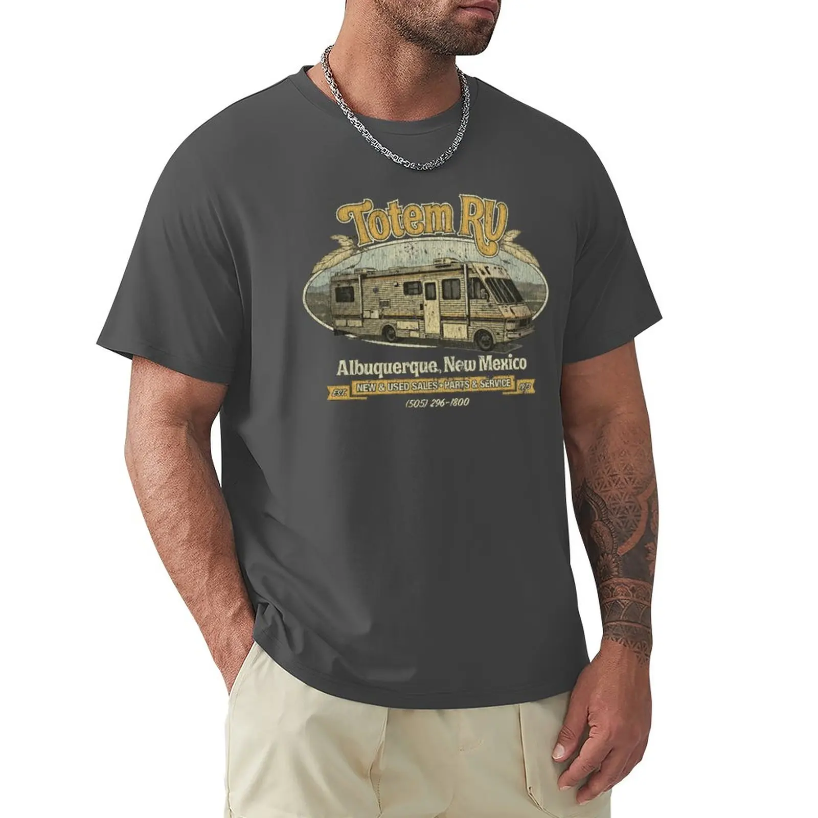 

Totem RV of Albuquerque T-Shirt customs design your own korean fashion Aesthetic clothing Men's clothing
