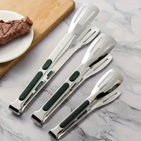 Pinces alimentaires en acier inoxydable avec poignée ergonomique – idéales pour le gril, la salade, l'extérieur et la cuisine à domicile 4