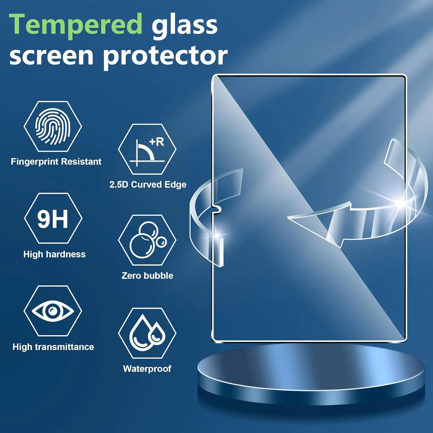 For Teclast T50HD 11 Inch 2024 Tempered Glass Screen Protector T50 Plus Max Tablet Anti Scratch Clear Protective Film 2