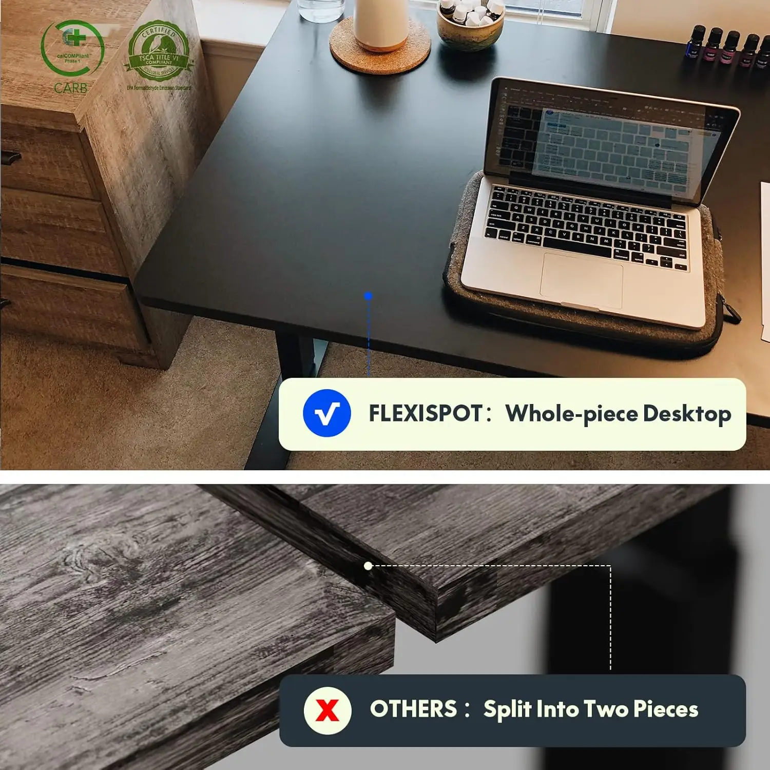 3 Stages Dual Motor Electric Standing Desk Whole Piece Desk Board Height Adjustable Electric Stand Up Sit Stand