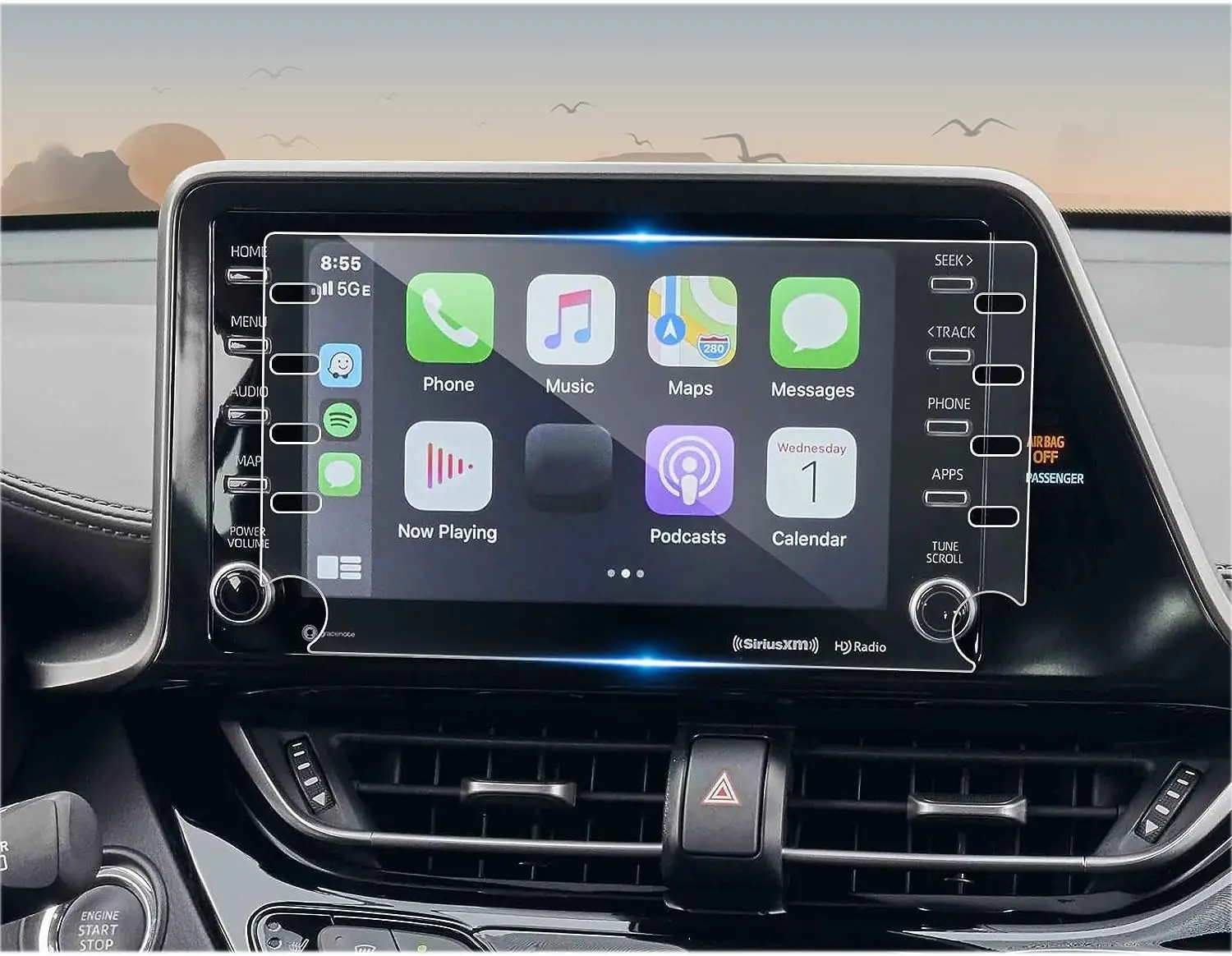 For Toyota C-HR CHR XLE 2019 2020 2021 2022 2023 8INCH car LCD gps ...