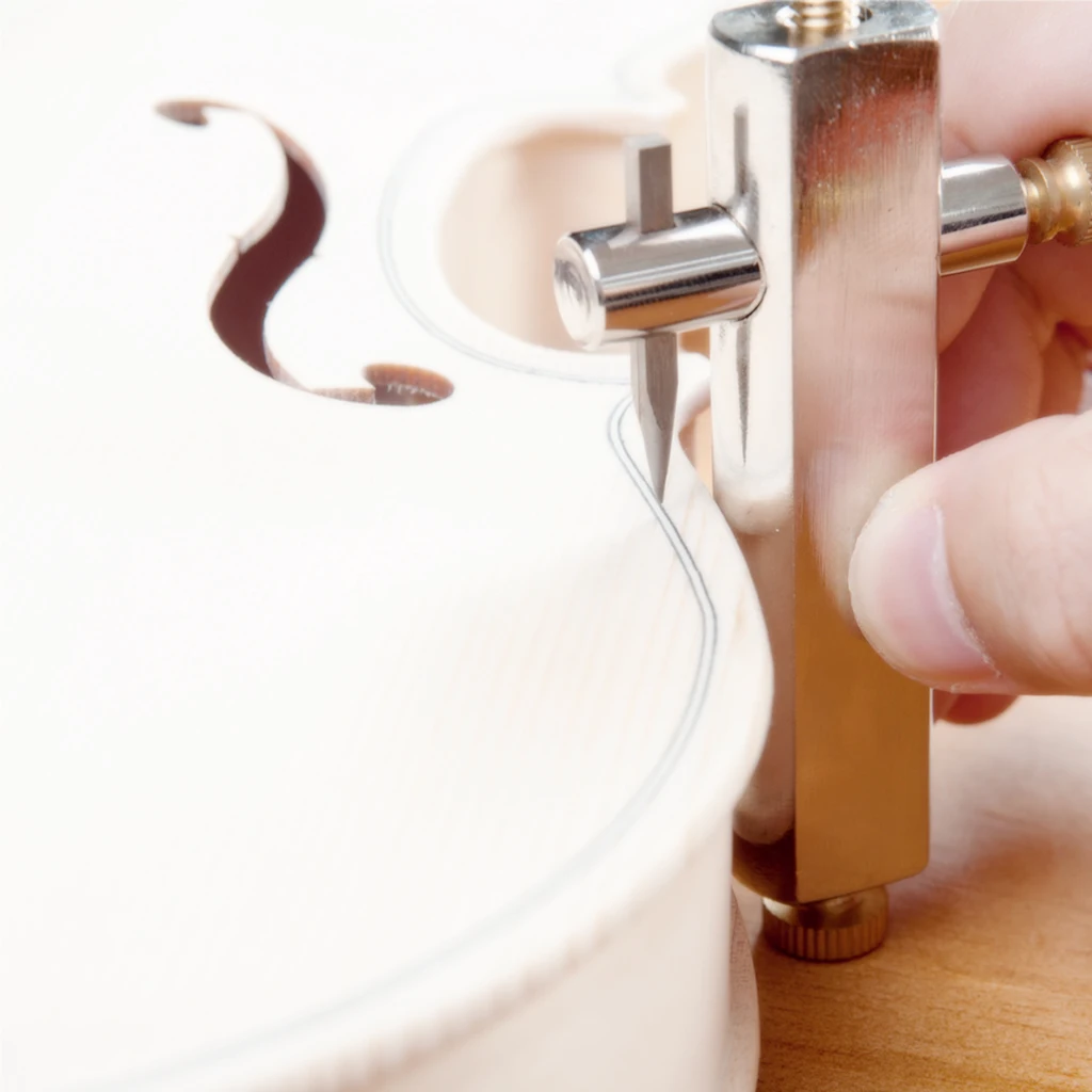 Ferramentas de Bronze Noemi Violino Fazendo Purfling Incrustada Sulco Carver Viola Luthier Ferramenta Groover Cortador Mini Alta Estabilidade - Image 5