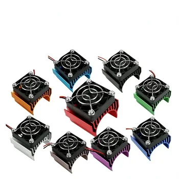 1/10 RC 모델 자동차용 모터 방열판 4010, 5V 냉각 선풍기 쿨러 히트 핀, 직경 36mm 라디에이터, 540, 550, 3650, 3660/3674