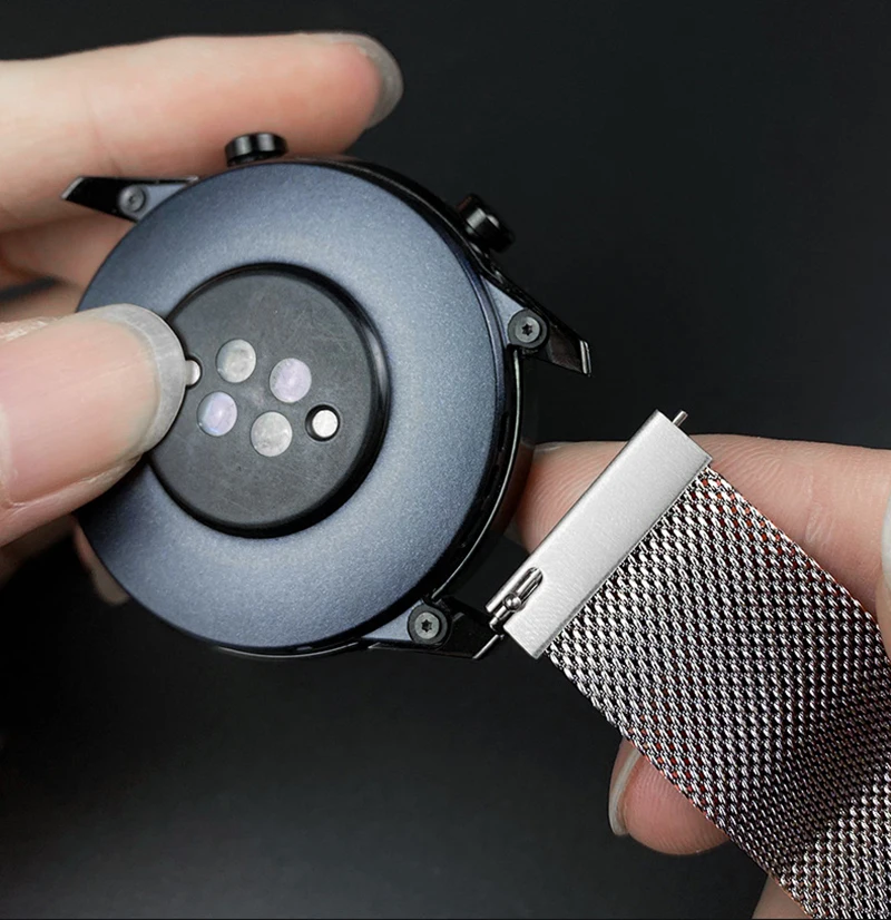 Milanese Loop Smartwatch Wristband Bracelet - 20mm/22mm Strap