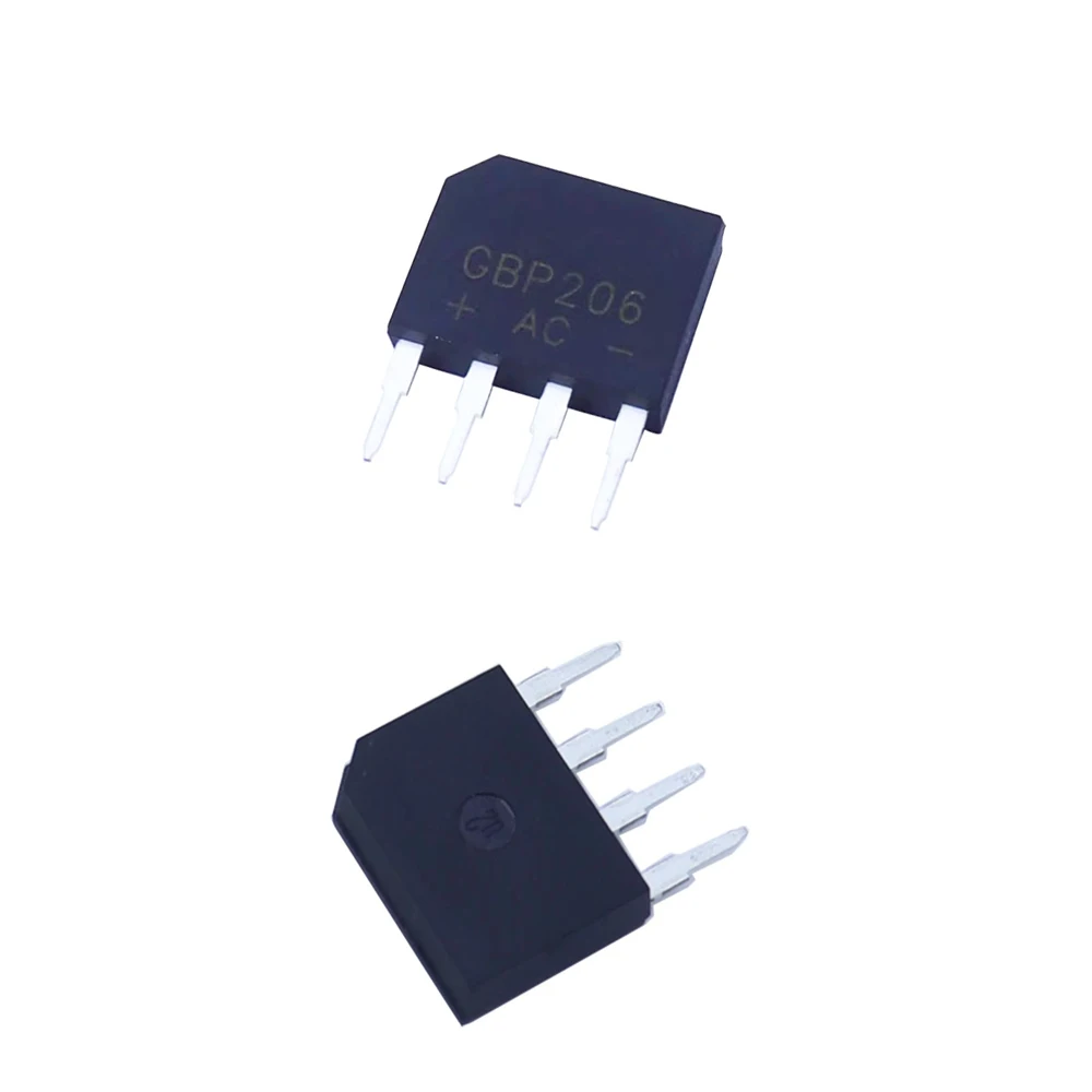 Diode Bridge Rectifier Electrical Rectifier Diodes Rectifier Diodes Electrical Diodes Electrical Component 5PCS/LOT GBP206 GBP208 GBP210 GBP306 GBP307 GBP310 GBP406 GBP408 GBP410 DIP-4 Bridge Rectifiers Single Phase Standard