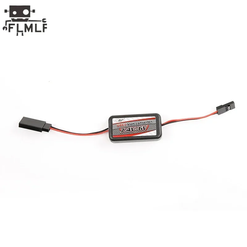 Convertisseur de tension UBEC 7.4V vers 6V pour batterie RC, câbles rouges et noirs