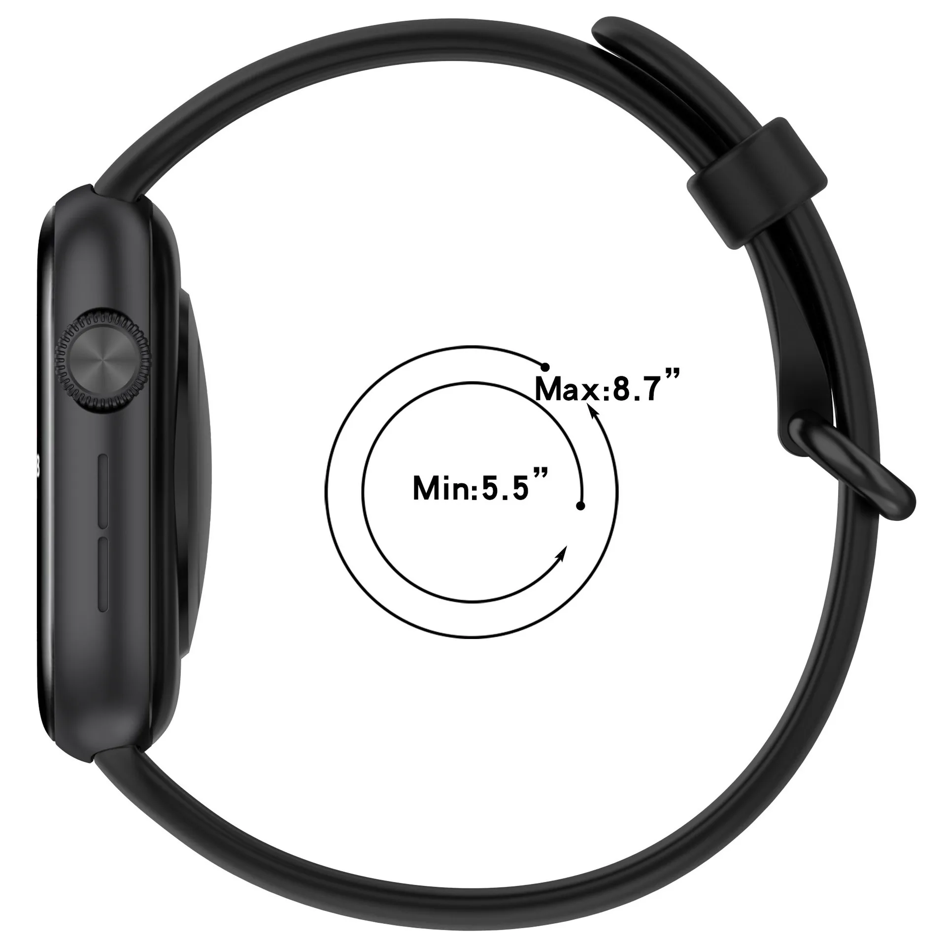 Premium Silicone Sports Strap - Adjustable Wristband Accessory