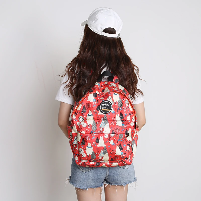 

Backpacks For Students Oxford Fabric School Bags for Girls Shoulder Travel Bag Fashion Kawaii Small Backpack for Women Cheap