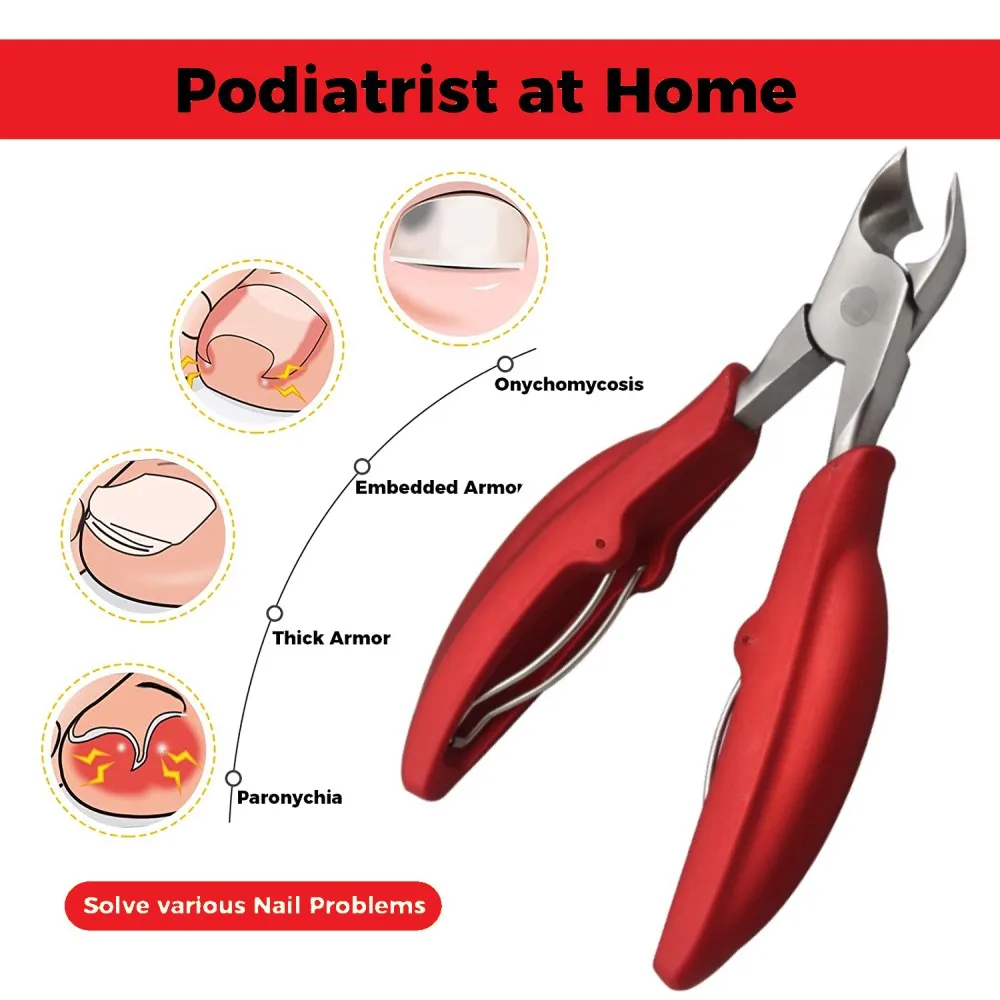Thick Nail Clippers Ingrown Toenail Nipper Pedicure Cutter Onychomycosis Trimmer Professional Plier Manicure Tool toe nail clipper nail clipper nail clippers