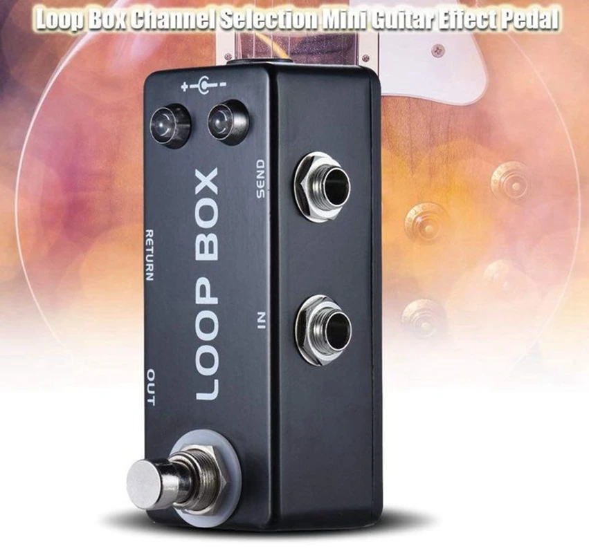 MOSKYLoopBoxMiniPedaldeefectodeguitarraTrueBypassLooper