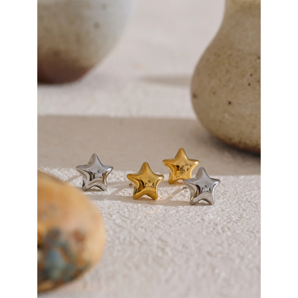 Yhpup Stainless Steel Stud Earrings for Women