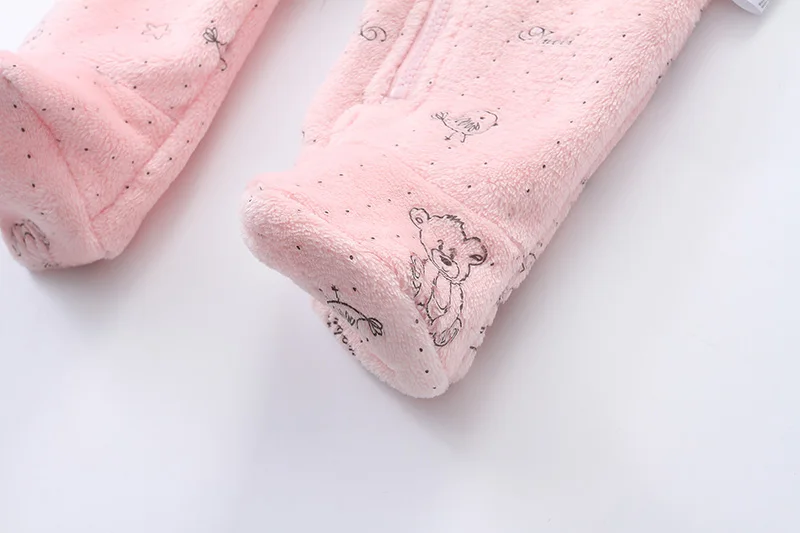 Neugeborenen Baby Body Herbst und Winter Flanell Mädchen Strampler Neugeborene Kleidung Weiche Säuglingskleidung Set für Babys 0-12 Monate – Detail 14