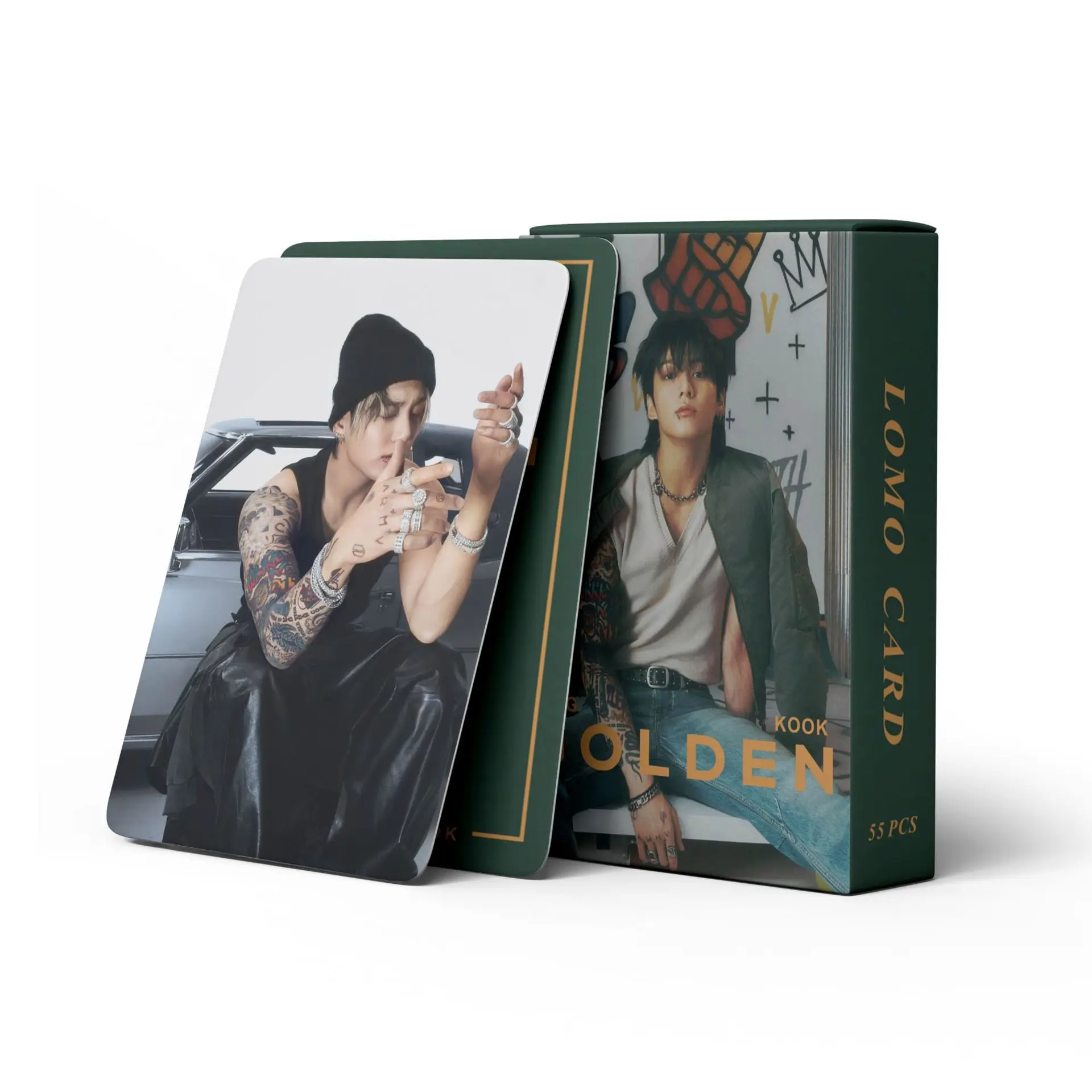 55Pcs/Box Kpop Jeon Jung Kook Solo Photocards Lomo Cards Photo Card for Fans Collection