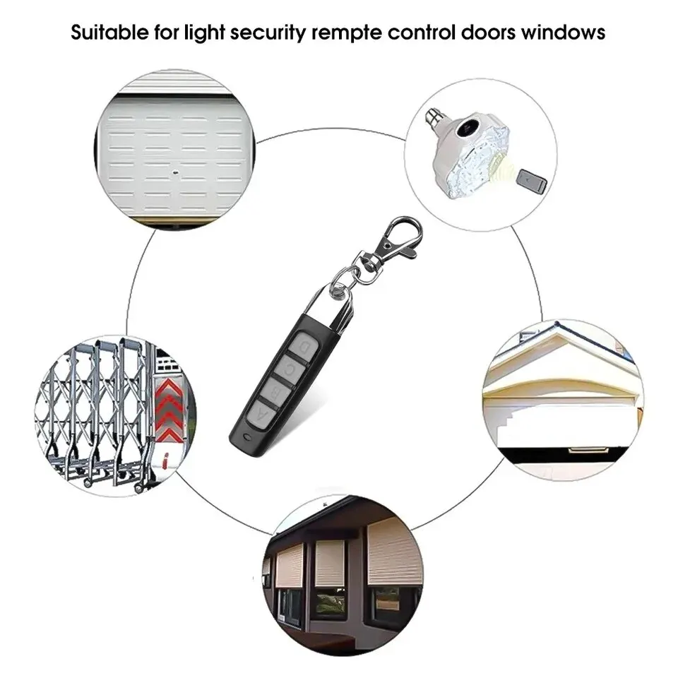 433MHZ 433.92mhz Remote Control Garage Gate Door Opener Remote Control Duplicator Clone Learning Rolling Code Car Key garage door opener remote