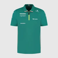 2025F1 racing new summer short-sleeved T-shirt polo shirt same style as Alonso team 1