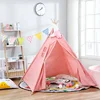 Portable Kids Tent Teepee Tent For Children Tipi Infantil House For Girl Cabana Boy Tents Decoration Carpet LED Lights 1