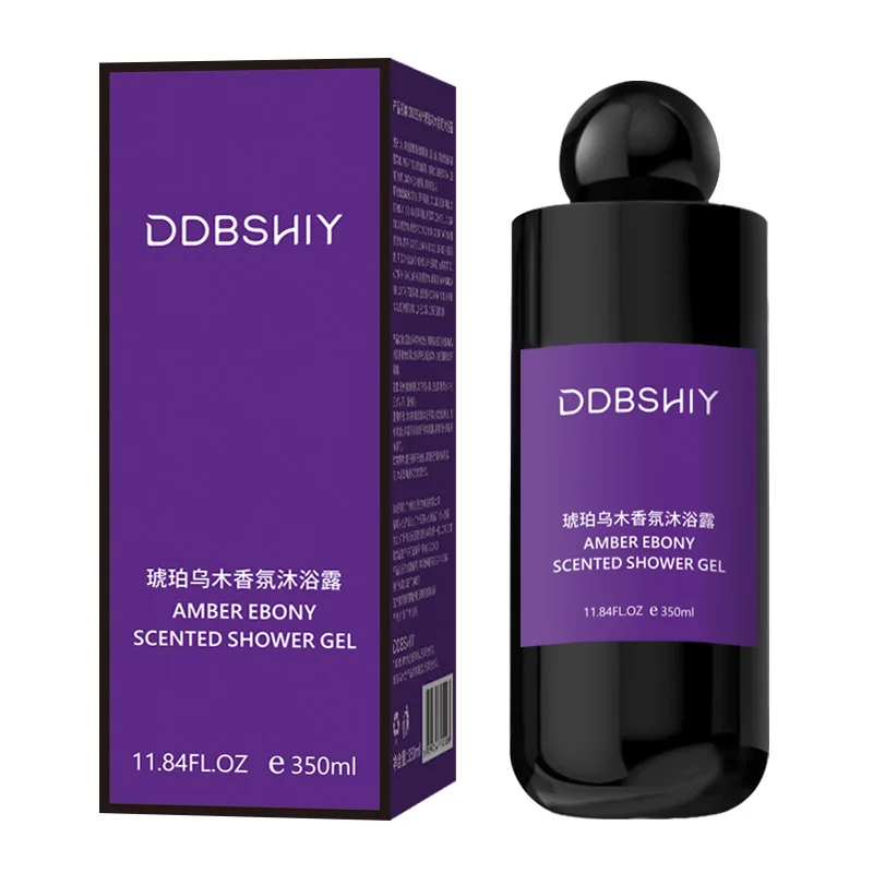 11.84FL.OZ French Special Amber Ebony Fragrance Warm And Exfoliating, Refreshing, Oil controlling, Long-lasting Shower gel