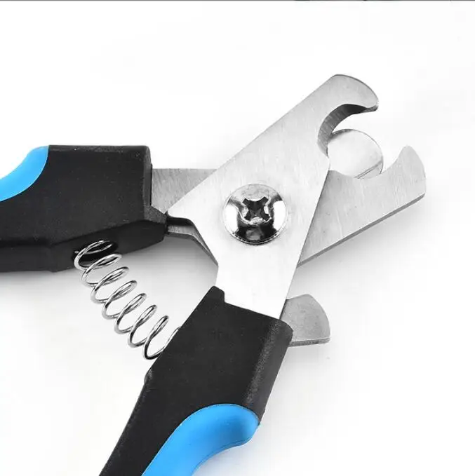 Painless Nail Clipper for Pets Cat Dog Nail Clipper Cutter With Sickle Stainless Steel Grooming Scissors Clippers