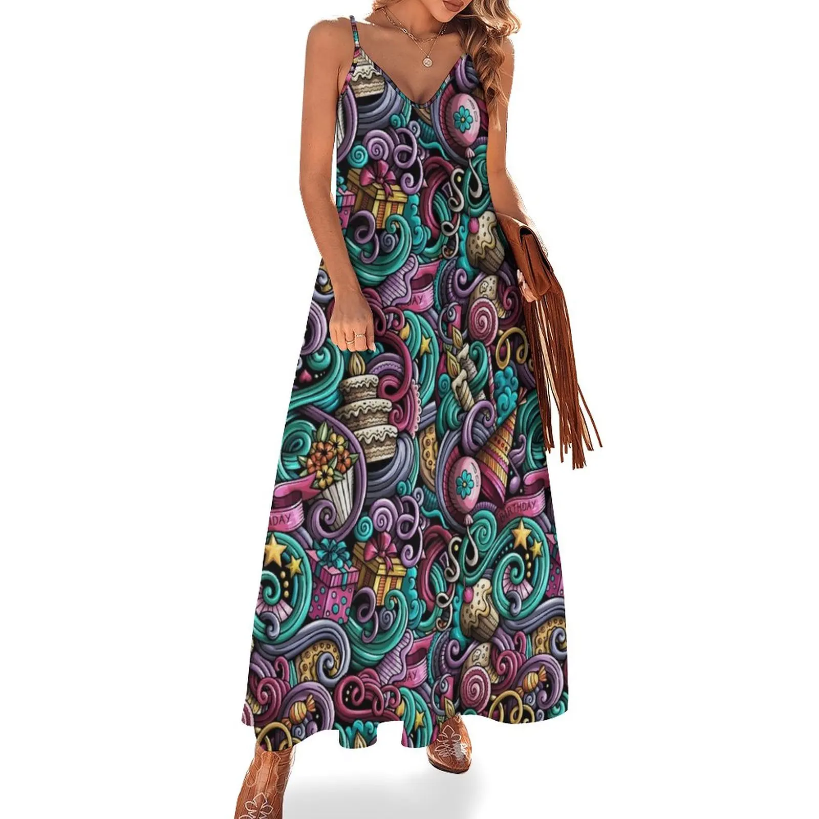 

BIRTHDAY Sleeveless Dress dress summer dress daily