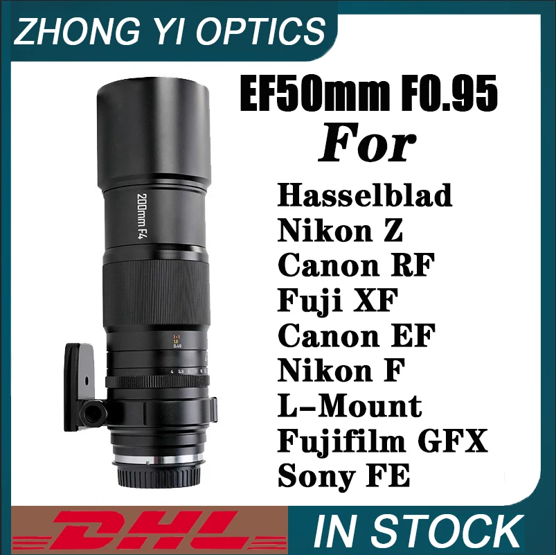 Zhongyi200mmF4APOTelephotoMacroLensFullFrameLenForSonyFE