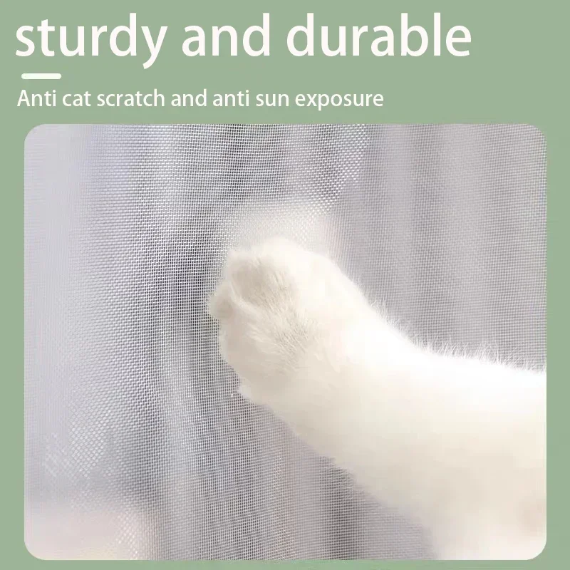 Magnetic screen door curtain mosquito proof self adhesive