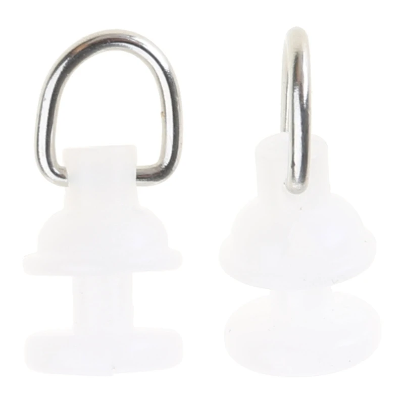 Pack of 100 Quiet Curtain Track Sliders Plastic Hooks Quiet Rod Inner Track Slides Rollers Gliders Curtain Runner