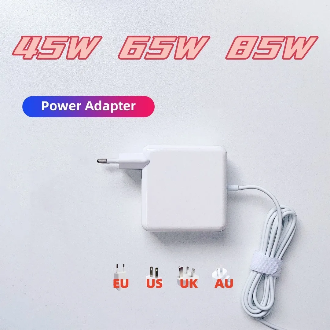 Power Adapter Laptop Charger New A1278 A1286 A1398 A1502 A1369 A1466 Power Adapter for Macbook Air Pro 45W 60W 85W Magsaf* 2 1 Magnetic Power Adapter Charger