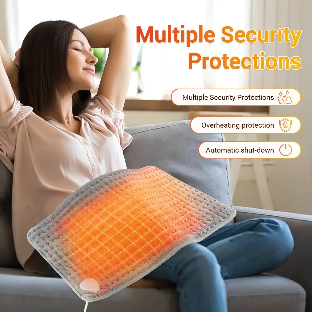 Heated Abdomen Belt Heating Lumbar Pads Waist Stomach Warmer Electric Uterus Legs Back Blanket Hot Compress Thermal Body Warming