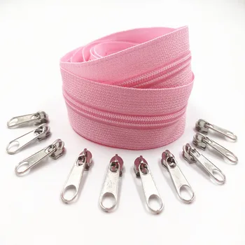 Long Nylon Zippers Rolls with Zipper Sliders 5