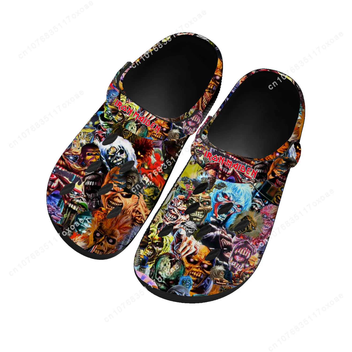 Maidens Heavy Metal Rock Band Singer Music Iron Home Clog Men Women Youth Boy Girl Sandals Shoes Garden Custom Shoe Hole Slipper