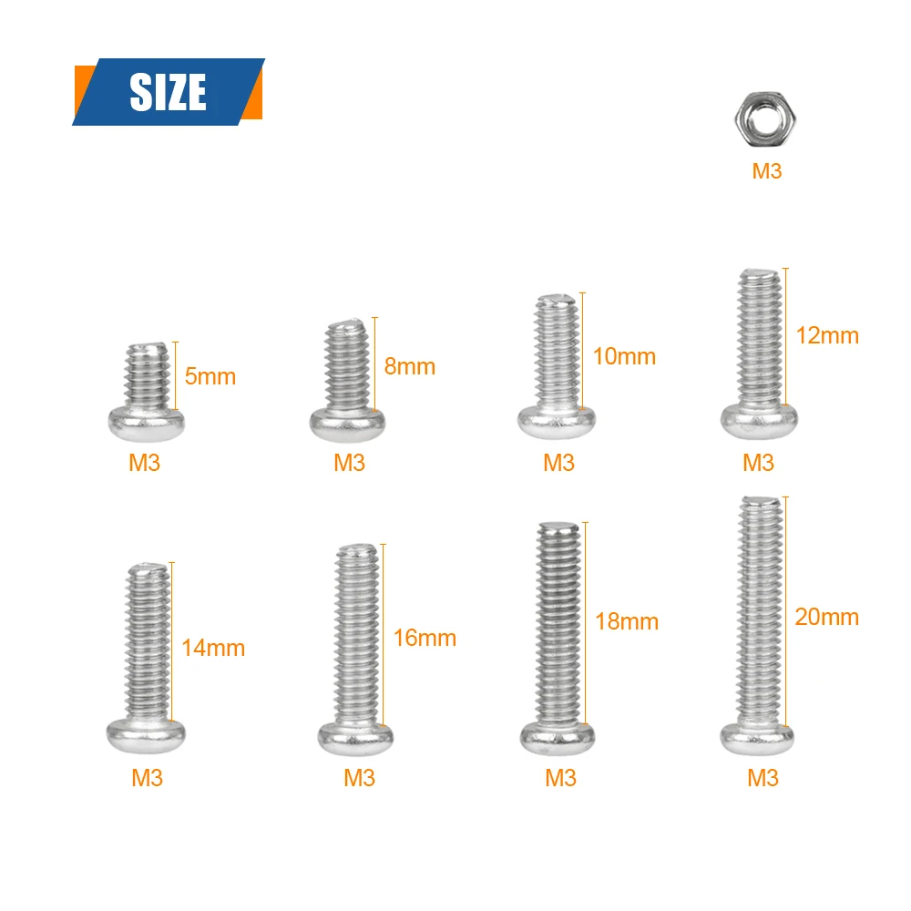 Set Caixas, Rosca métrica, Máquina Parafuso Variedade