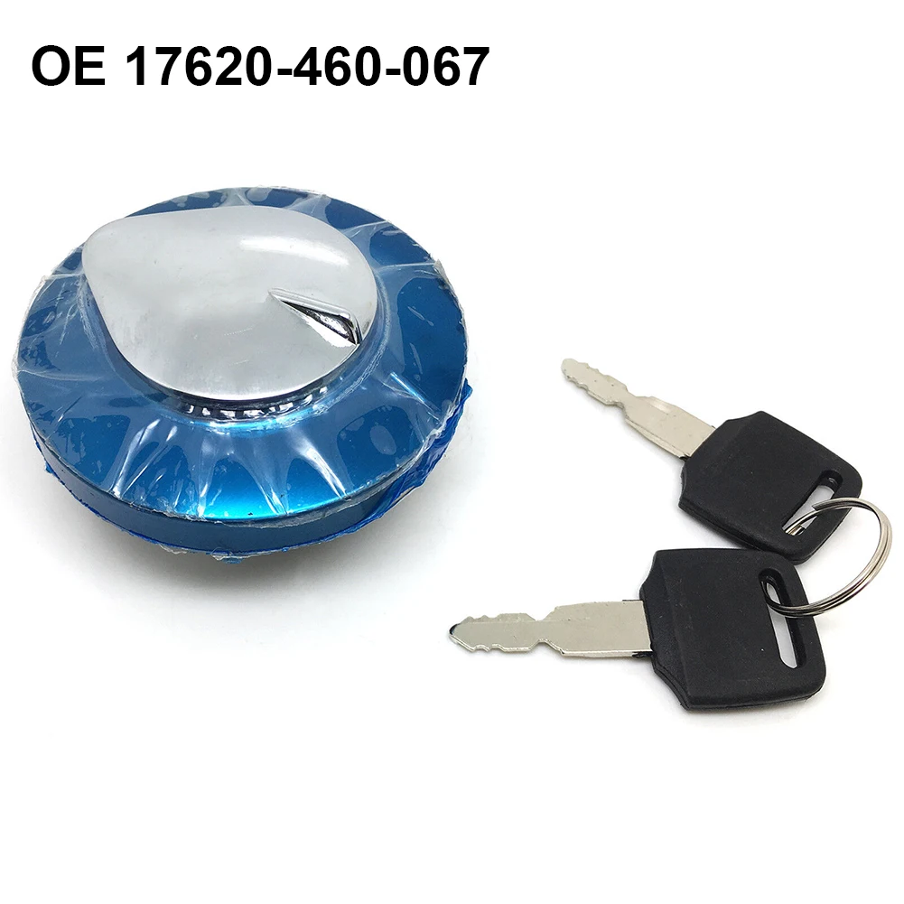 Fuel Gas Cap Tank Lock Silver Metal 17620 460 067 For Honda CB650C 1980