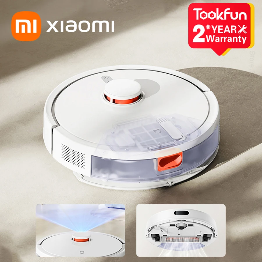 Xiaomi Mi Robot Vacuum Mop Essential, potencia de succión 2200Pa, autonomía  90min, batería 2500mAh, control total desde tu smartphone, 3 capas de  filtración, depósito de agua 200ml - blanco : Xiaomi: 