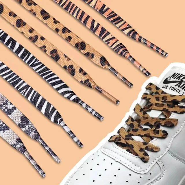 Leopard Print Shoelaces: Unleash Your Wild Style