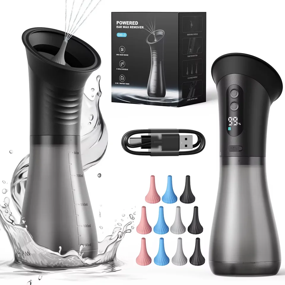 Electric Ear Wax Removal System Water Powered Ear Irrigation Tool_voghion.com