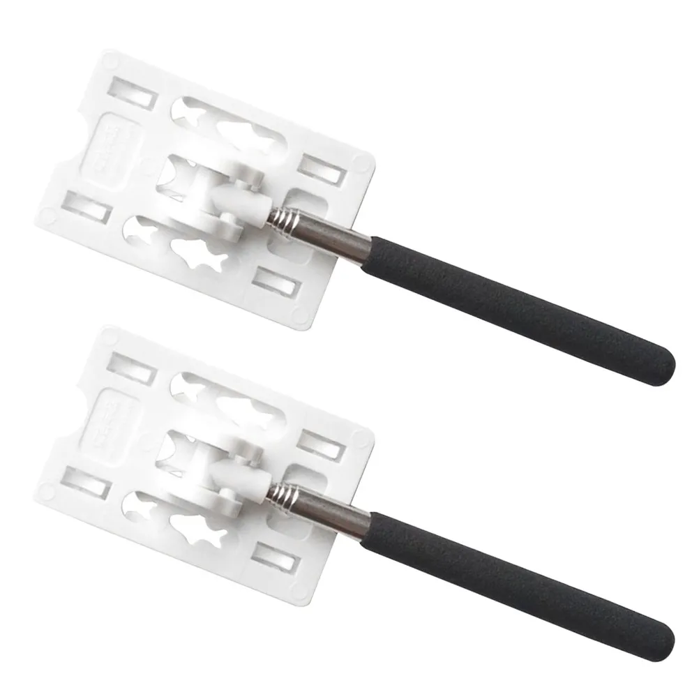 2Pcs 자동차 주차 요금 지불 막대 통행권 홀더 인체 공학적 디자인 차고 주차 보조용 비접촉식 결제 카드 홀더