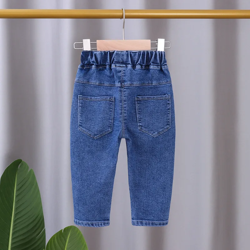 New Girls Spring Autumn One Piece Jeans Loose Soft Cartoon Sweet Lovely Fashion All-match Outdoor
