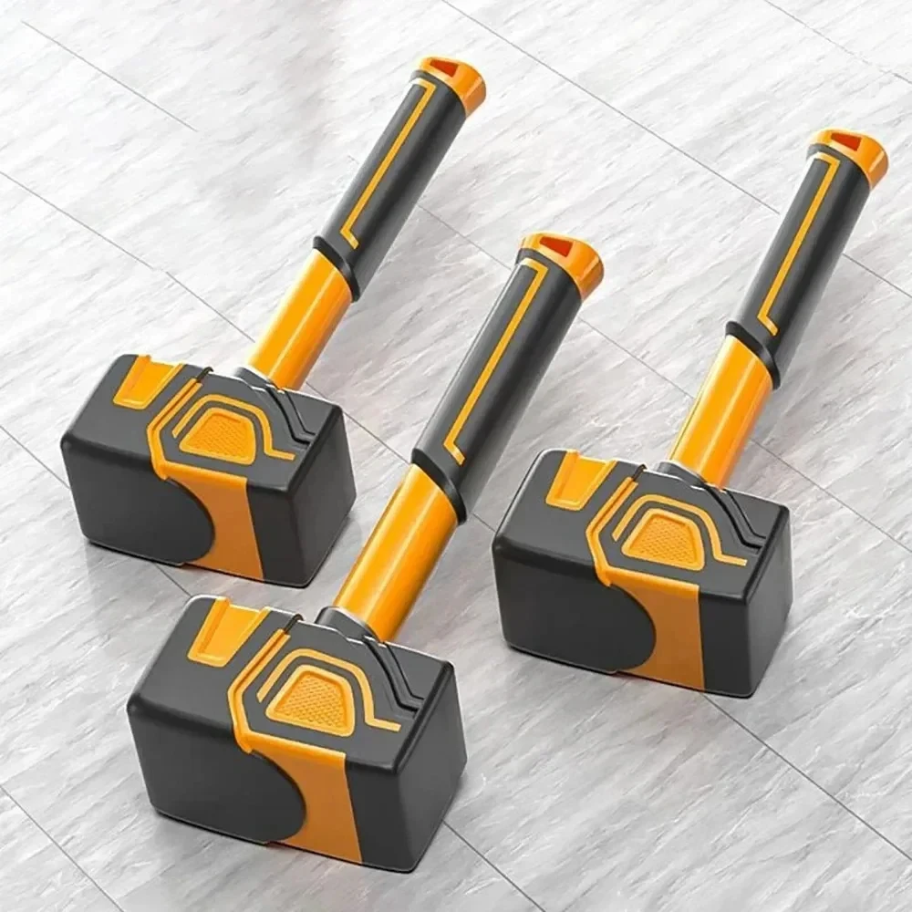 Multifunctional Rubber Mallet Ceramic Tile Soft Rubber Tapping Leather Hammer Professional Construction Workers Hand Tools 2