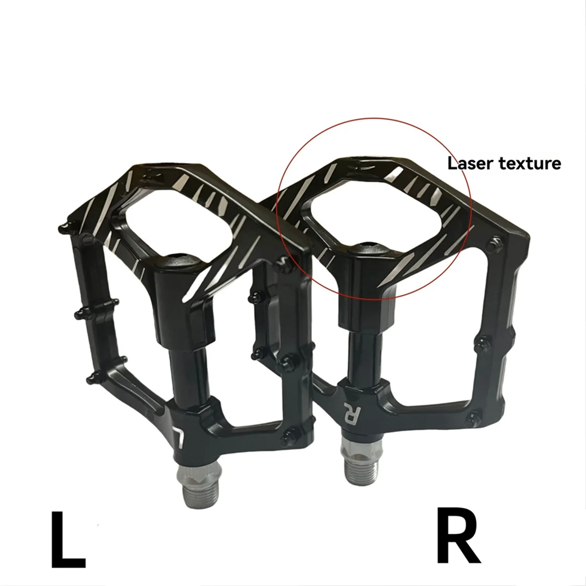 BAAU Ultralight Bicycle Pedals Road Bicycle Pedal Aluminum Alloy Anti-Skid Mountain Pedal Accessories