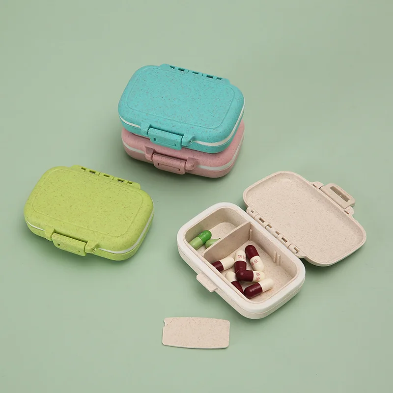 

1pc Portable Storage Container Weekly Medicine Pill's Box Pills Organizer Case 3 Grids Pill Box Drug Dispense Tablet