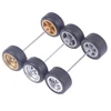 1/64 Wheels For Hotwheels With Rubber Tire Model Model Car Modified Parts Toys Power RefitCar Model 4