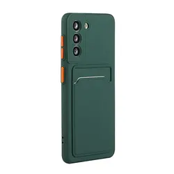 Sleek Kaart Sleuf Portemonnee Telefoonhoesje – Duurzame Schokbestendige bumperbescherming